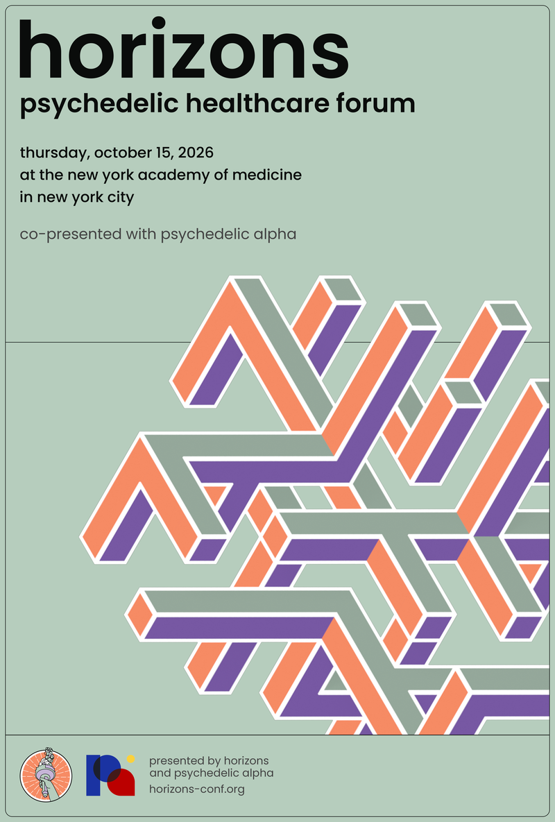 Horizons — The Psychedelic Healthcare Forum, Thursday, October 15, 2026